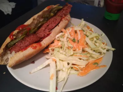 Makan apa dengan Coleslaw? Resep salad wortel kubis, mudah dan vegan : Selain burger baguette dengan sisi Coleslaw