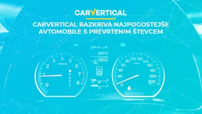 carVertical razkriva najpogostejše avtomobile s prevrtenim števcem