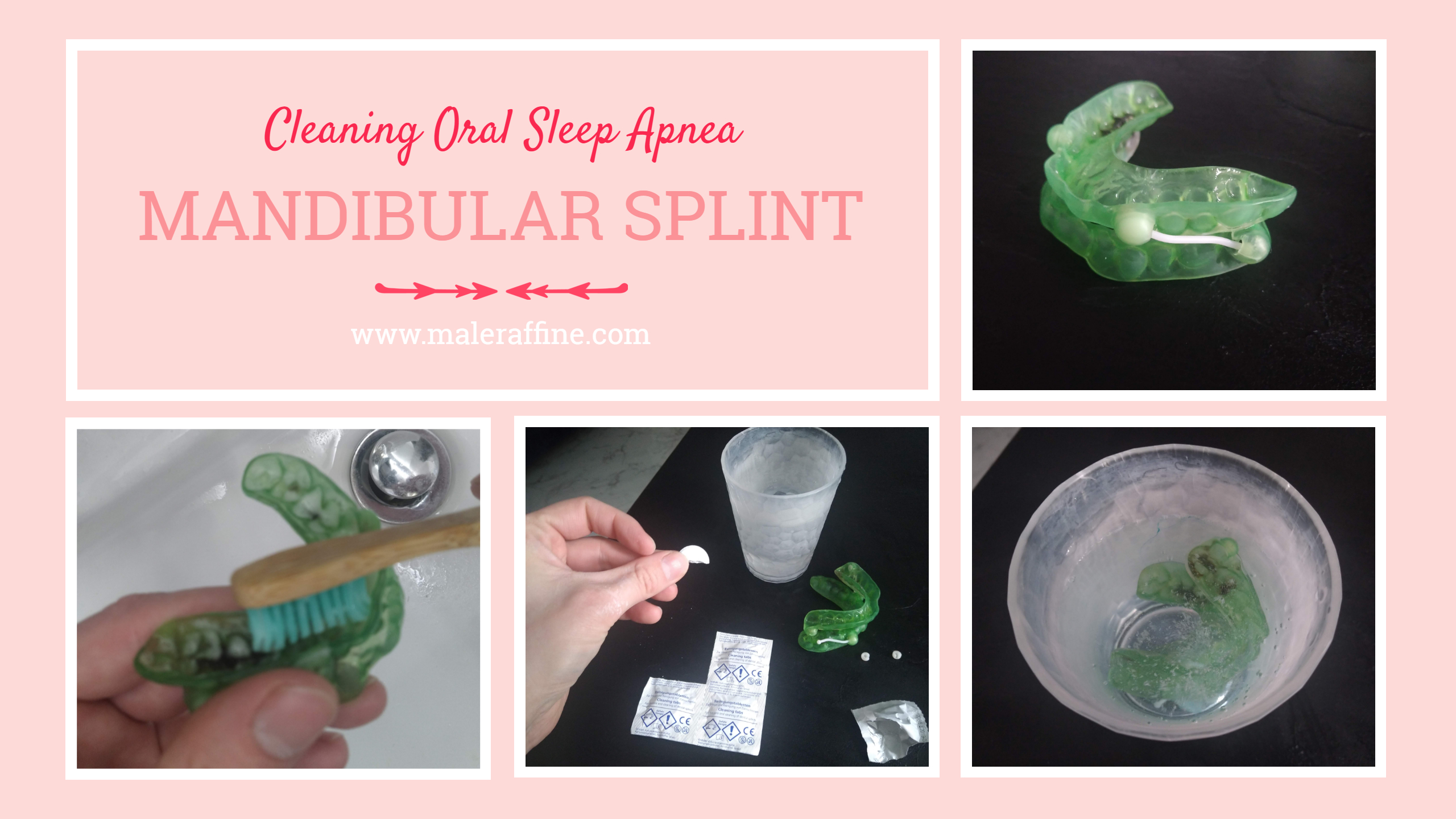 Cleaning An Oral Sleep Apnea Apparatus HowTo?